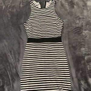 H+M striped dress